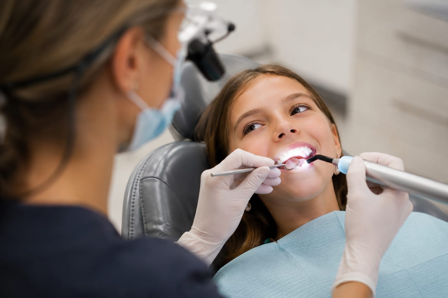 Dental sealants applied to protect teeth at Lawrence Park Dentistry