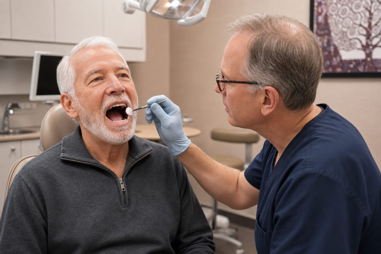 Oral cancer screening at Lawrence Park Dentistry