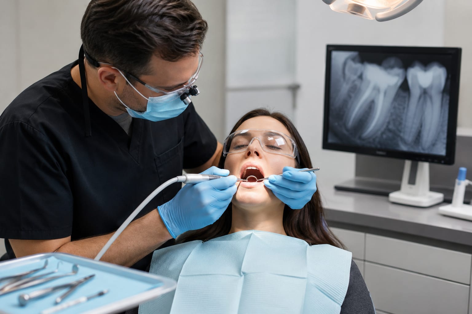 Root canal procedure at Lawrence Park Dentistry