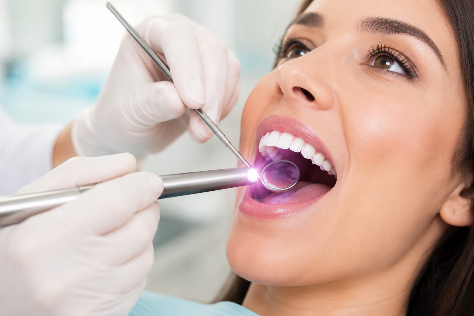 Oral cancer screening examination at Lawrence Park Dentistry