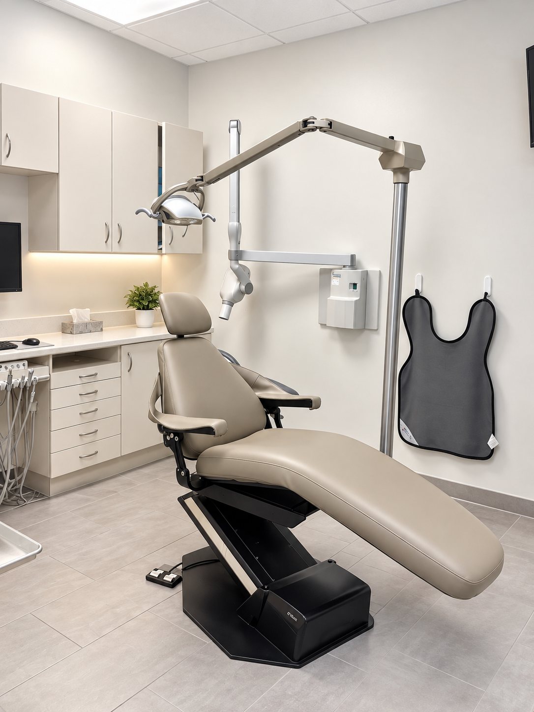 Treatment room at Lawrence Park Dentistry, where Dr. Cirstea cares for patients